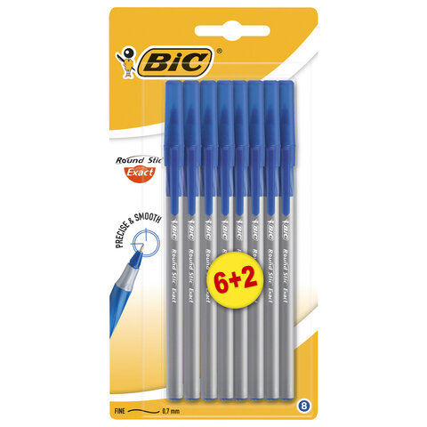     BIC "Round Stic Exact",  6+2 ., ,   0,28 , , 932862 