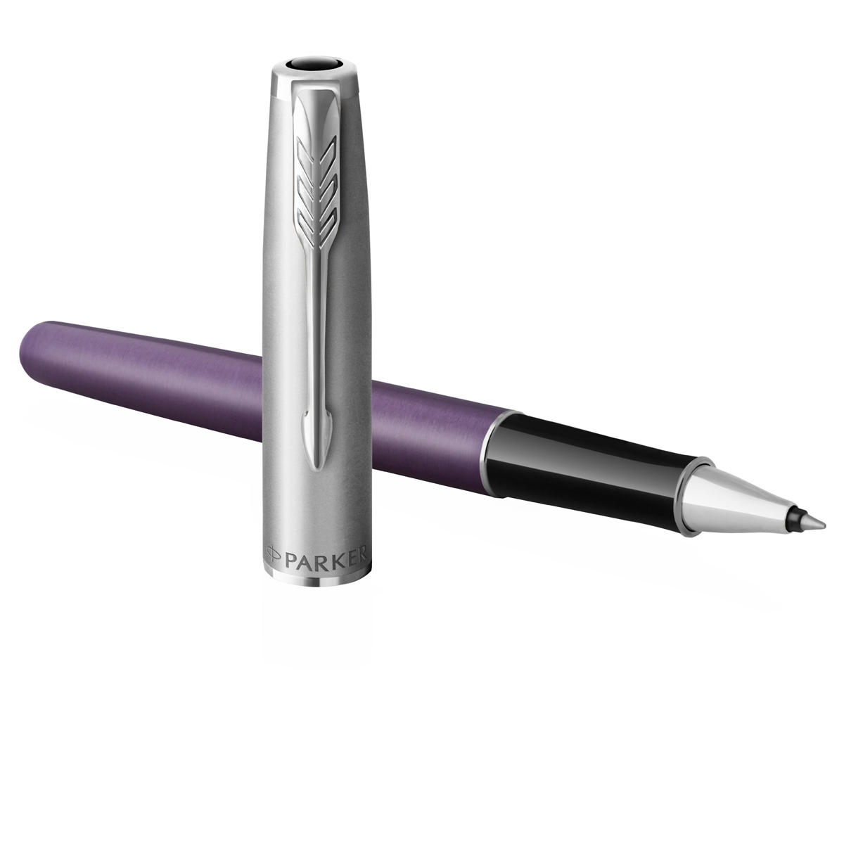 - Parker "Sonnet Sand Blasted Metal&Violet Lacquer" , 0,5,   